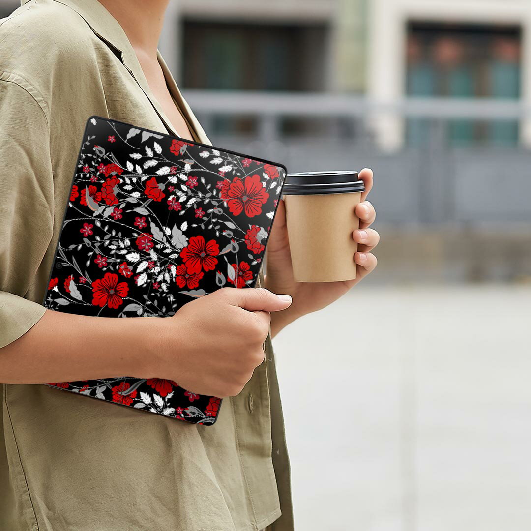 Surface Pro11(2024) / Pro10(for Business) / Pro9(2022) 共通対応 背面 保護 デザイン スキンシール Pro8/ProX 各種対応 011845 模様 自転車 ブルー