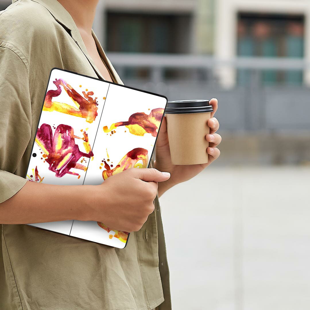 Surface Pro11(2024) / Pro10(for Business) / Pro9(2022) 共通対応 背面 保護 デザイン スキンシール Pro8/ProX 各種対応 014108 音楽 楽器 ミュージック