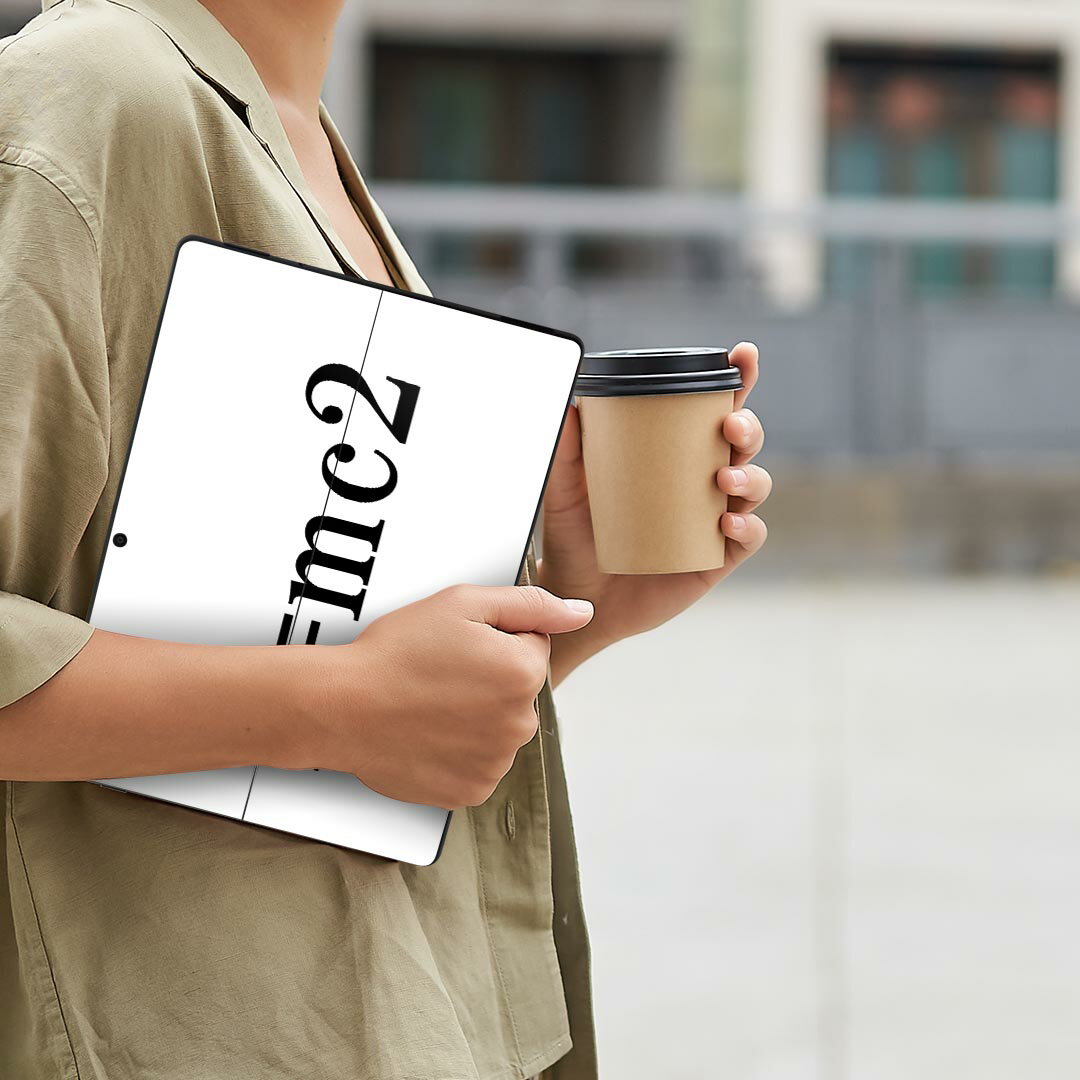 Surface Pro11(2024) / Pro10(for Business) / Pro9(2022) 共通対応 背面 保護 デザイン スキンシール Pro8/ProX 各種対応 017700 アインシュタイン E=mc2 方程式