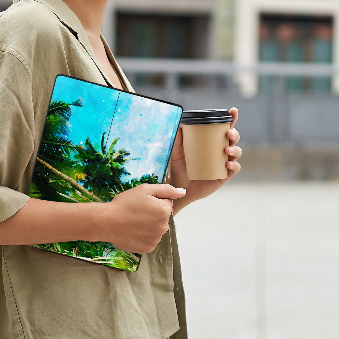 Surface Pro11(2024) / Pro10(for Business) / Pro9(2022) 共通対応 背面 保護 デザイン スキンシール Pro8/ProX 各種対応 018307 海 夏 風景