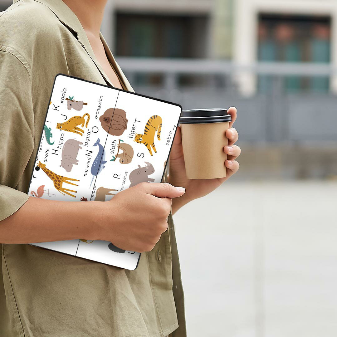 Surface Pro11(2024) / Pro10(for Business) / Pro9(2022) 共通対応 背面 保護 デザイン スキンシール Pro8/ProX 各種対応 018999 アニマル