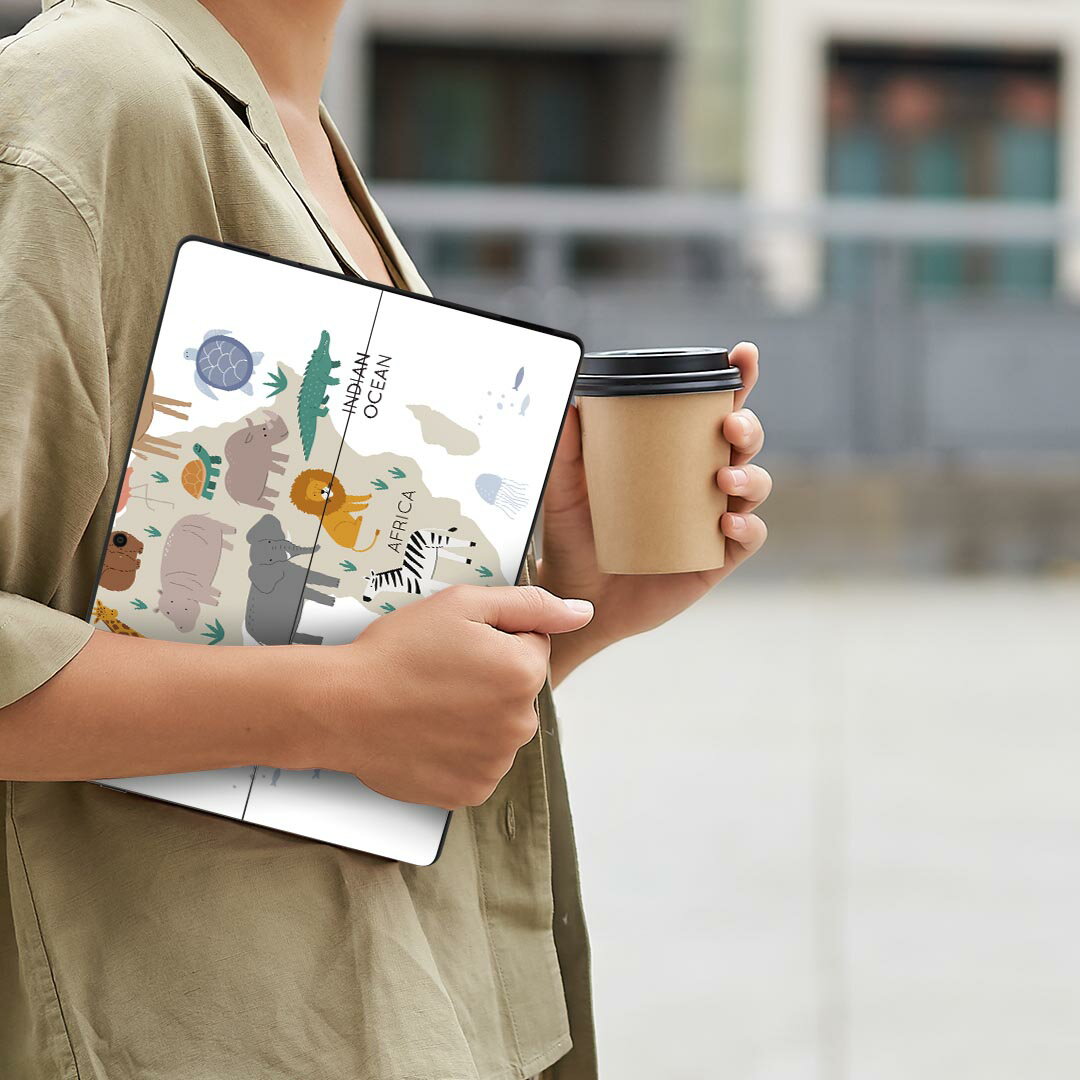 Surface Pro11(2024) / Pro10(for Business) / Pro9(2022) �����б� ���� �ݸ� �ǥ����� �����󥷡��� Pro8/ProX �Ƽ��б� 019964 Africa map ưʪ �Ͽ�