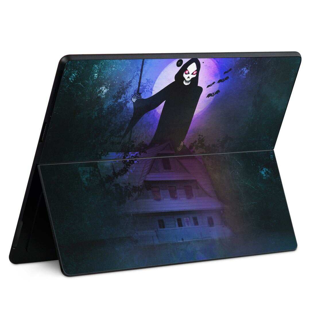 Surface Pro11(2024) / Pro10(for Business) / Pro9(2022) 共通対応 背面 保護 デザイン スキンシール Pro8/ProX 各種対応 002455 ホラー イラスト