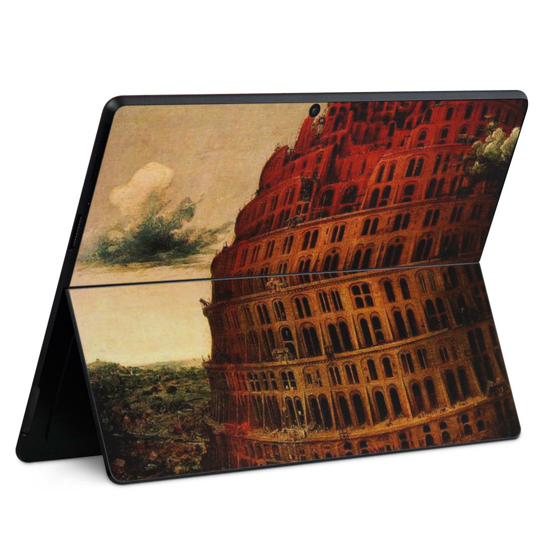 Surface Pro11(2024) / Pro10(for Business) / Pro9(2022) 共通対応 背面 保護 デザイン スキンシール Pro8/ProX 各種対応 003211 外国 絵画 イラスト