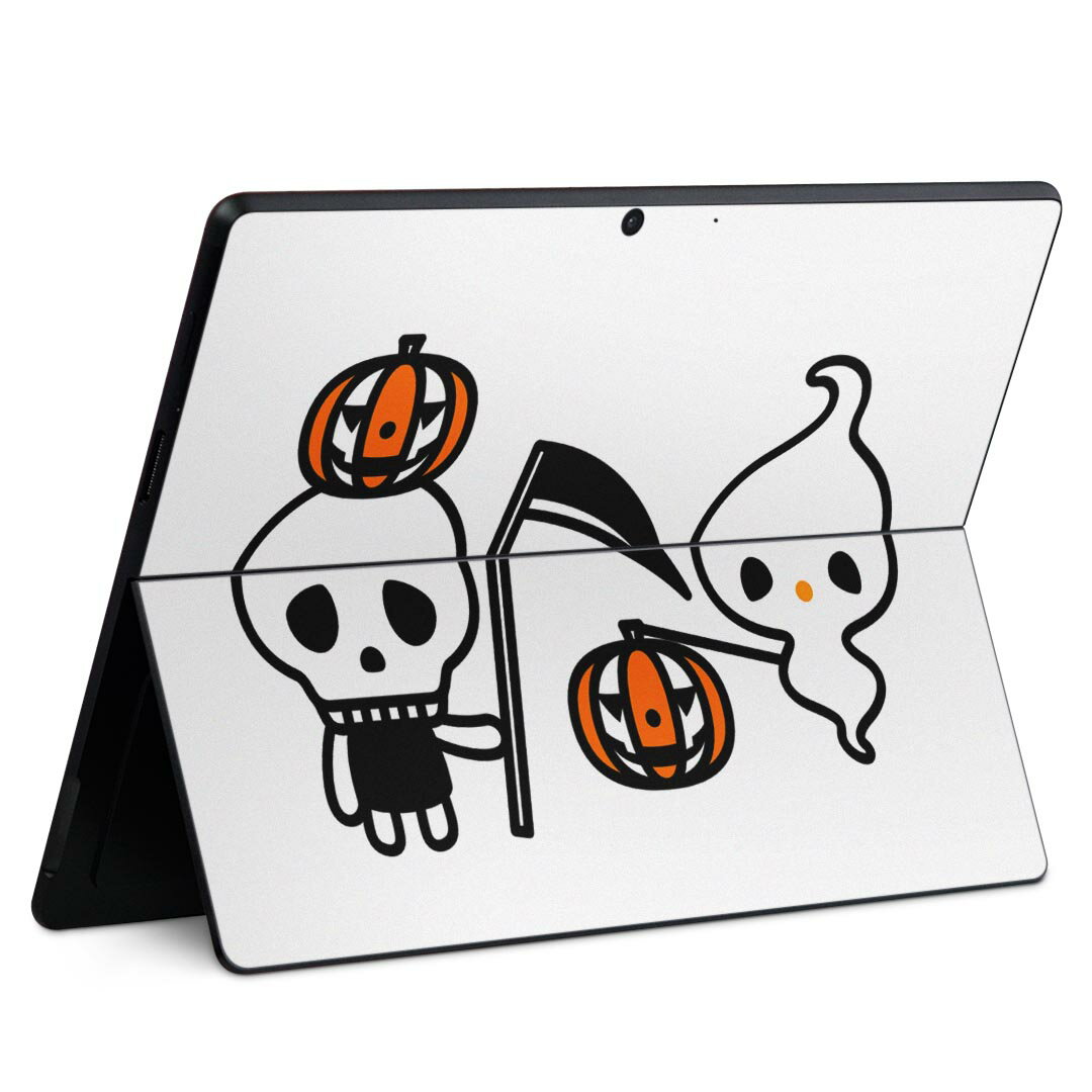 Surface Pro11(2024) / Pro10(for Business) / Pro9(2022) 共通対応 背面 保護 デザイン スキンシール Pro8/ProX 各種対応 003310 ハロウィン キャラクター