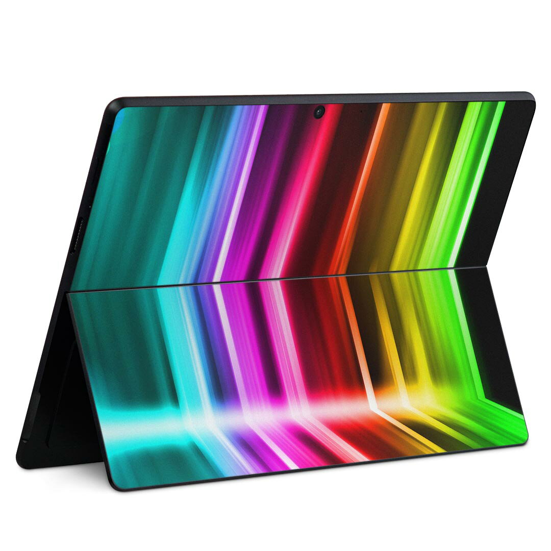 Surface Pro11(2024) / Pro10(for Business) / Pro9(2022) 共通対応 背面 保護 デザイン スキンシール Pro8/ProX 各種対応 003323 シンプル カラフル