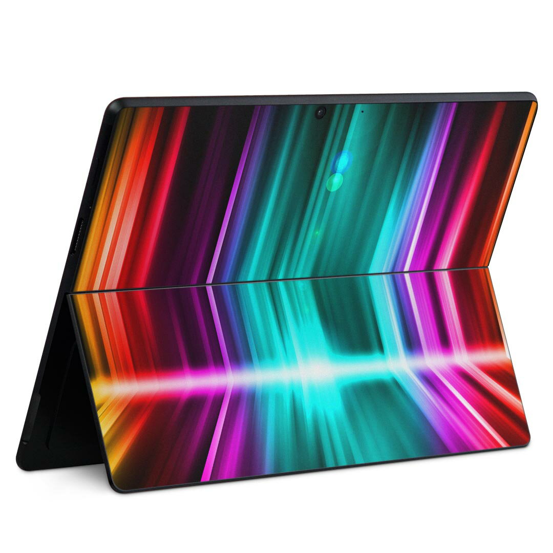 Surface Pro11(2024) / Pro10(for Business) / Pro9(2022) 共通対応 背面 保護 デザイン スキンシール Pro8/ProX 各種対応 003324 シンプル カラフル