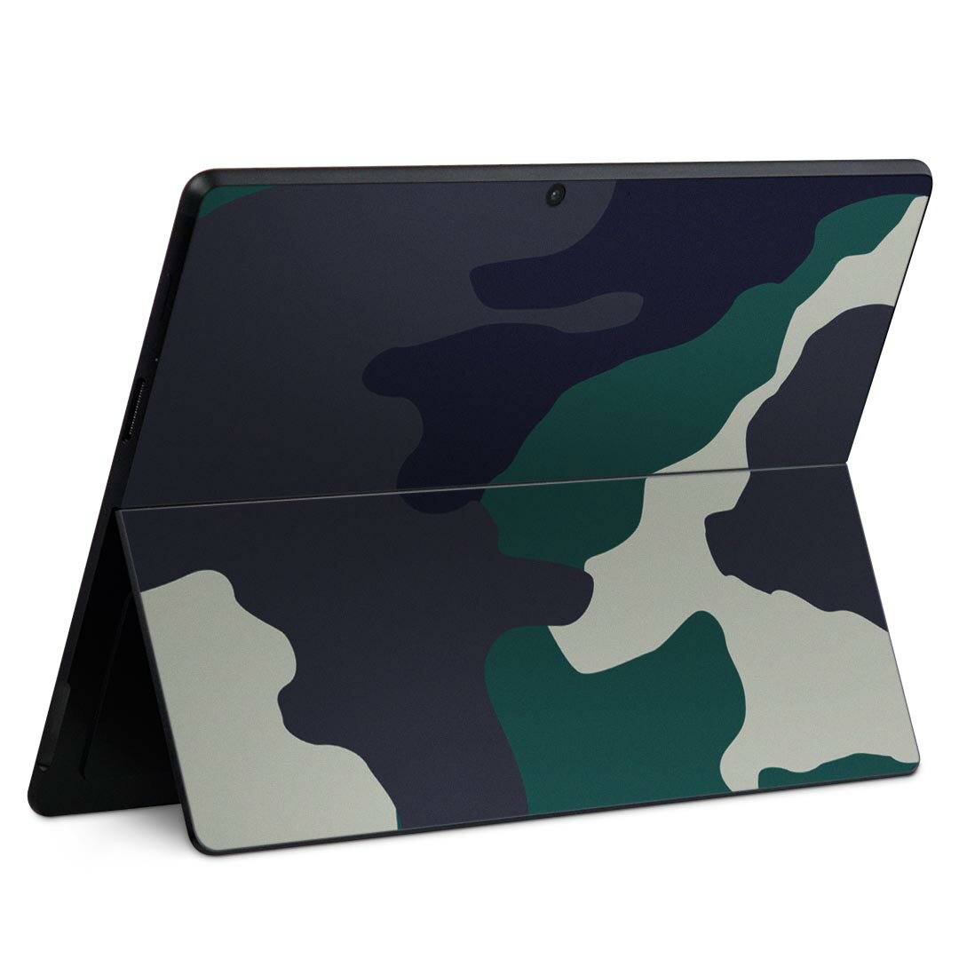 Surface Pro11(2024) / Pro10(for Business) / Pro9(2022) 共通対応 背面 保護 デザイン スキンシール Pro8/ProX 各種対応 003784 迷彩 カモフラ 模様