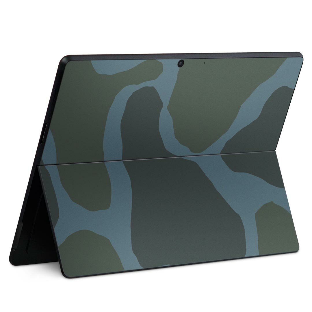 Surface Pro11(2024) / Pro10(for Business) / Pro9(2022) 共通対応 背面 保護 デザイン スキンシール Pro8/ProX 各種対応 003785 迷彩 カモフラ 模様