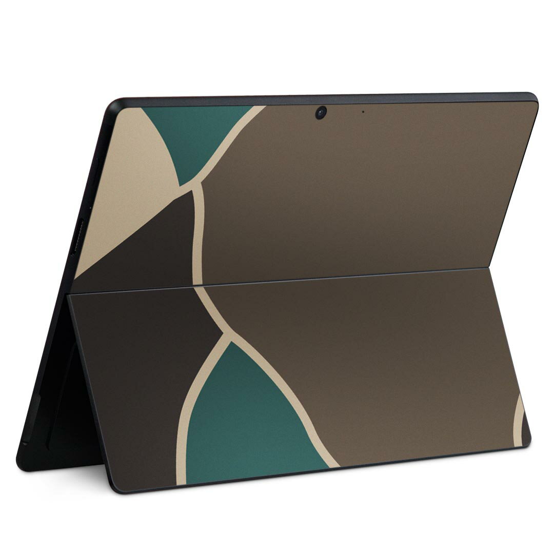 Surface Pro11(2024) / Pro10(for Business) / Pro9(2022) 共通対応 背面 保護 デザイン スキンシール Pro8/ProX 各種対応 003864 迷彩 カモフラ 模様
