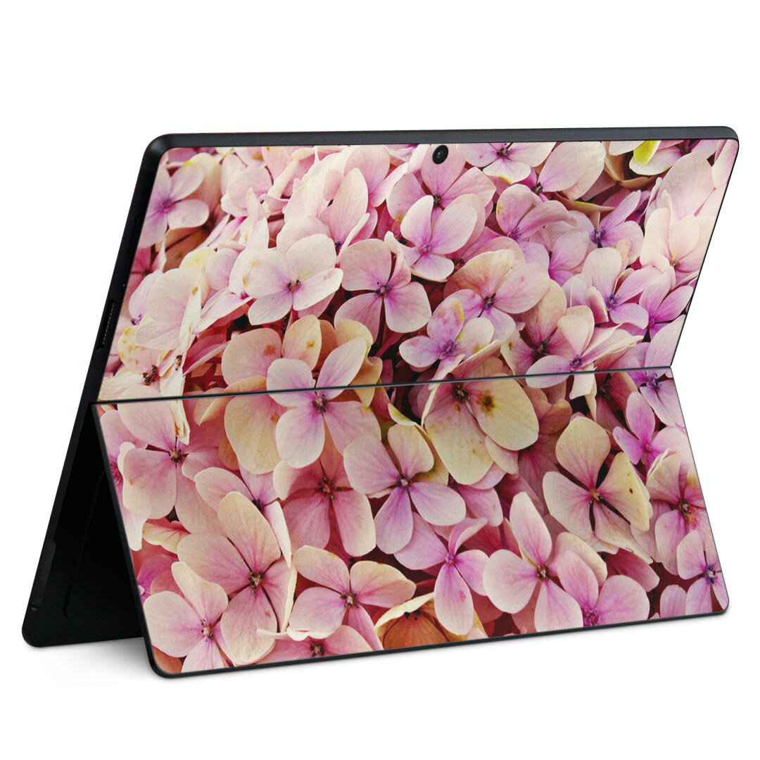 Surface Pro11(2024) / Pro10(for Business) / Pro9(2022) 共通対応 背面 保護 デザイン スキンシール Pro8/ProX 各種対応 023450 花 フラワー 写真