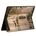 Surface Pro11(2024) / Pro10(for Business) / Pro9(2022) 共通対応 背面 保護 デザイン スキンシール Pro8/ProX 各種対応 023545 雨 風景 傘