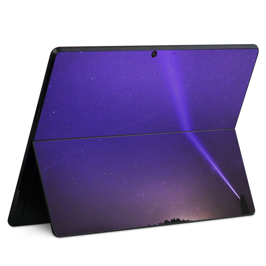 Surface Pro11(2024) / Pro10(for Business) / Pro9(2022) 共通対応 背面 保護 デザイン スキンシール Pro8/ProX 各種対応 023616 星空 影