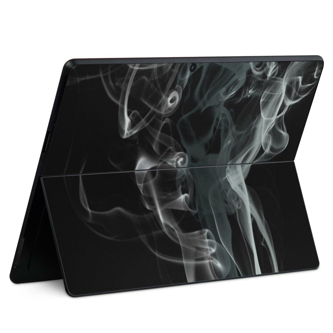 Surface Pro11(2024) / Pro10(for Business) / Pro9(2022) 共通対応 背面 保護 デザイン スキンシール Pro8/ProX 各種対応 025829 煙 スモーク