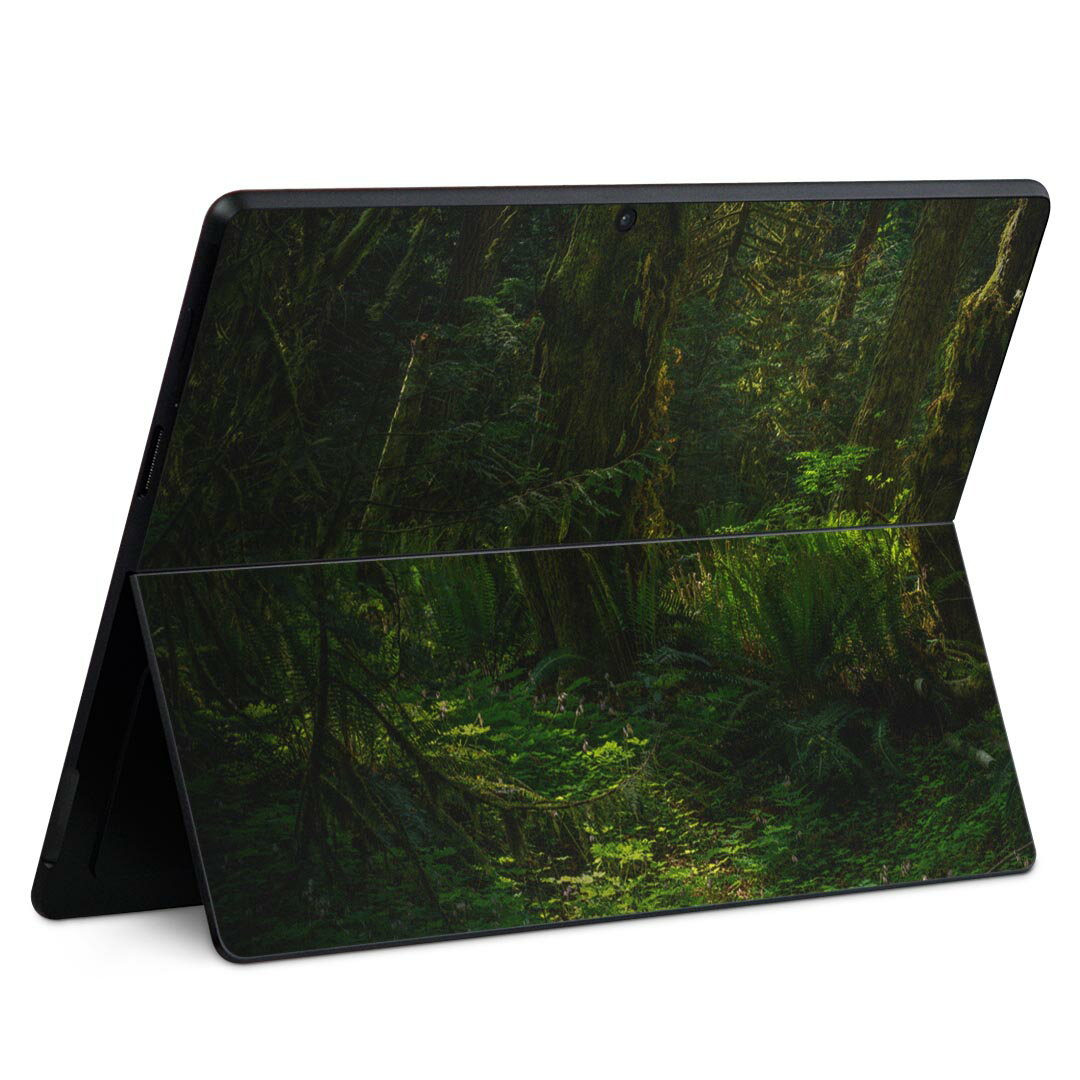 Surface Pro11(2024) / Pro10(for Business) / Pro9(2022) 共通対応 背面 保護 デザイン スキンシール Pro8/ProX 各種対応 033720 雑木..