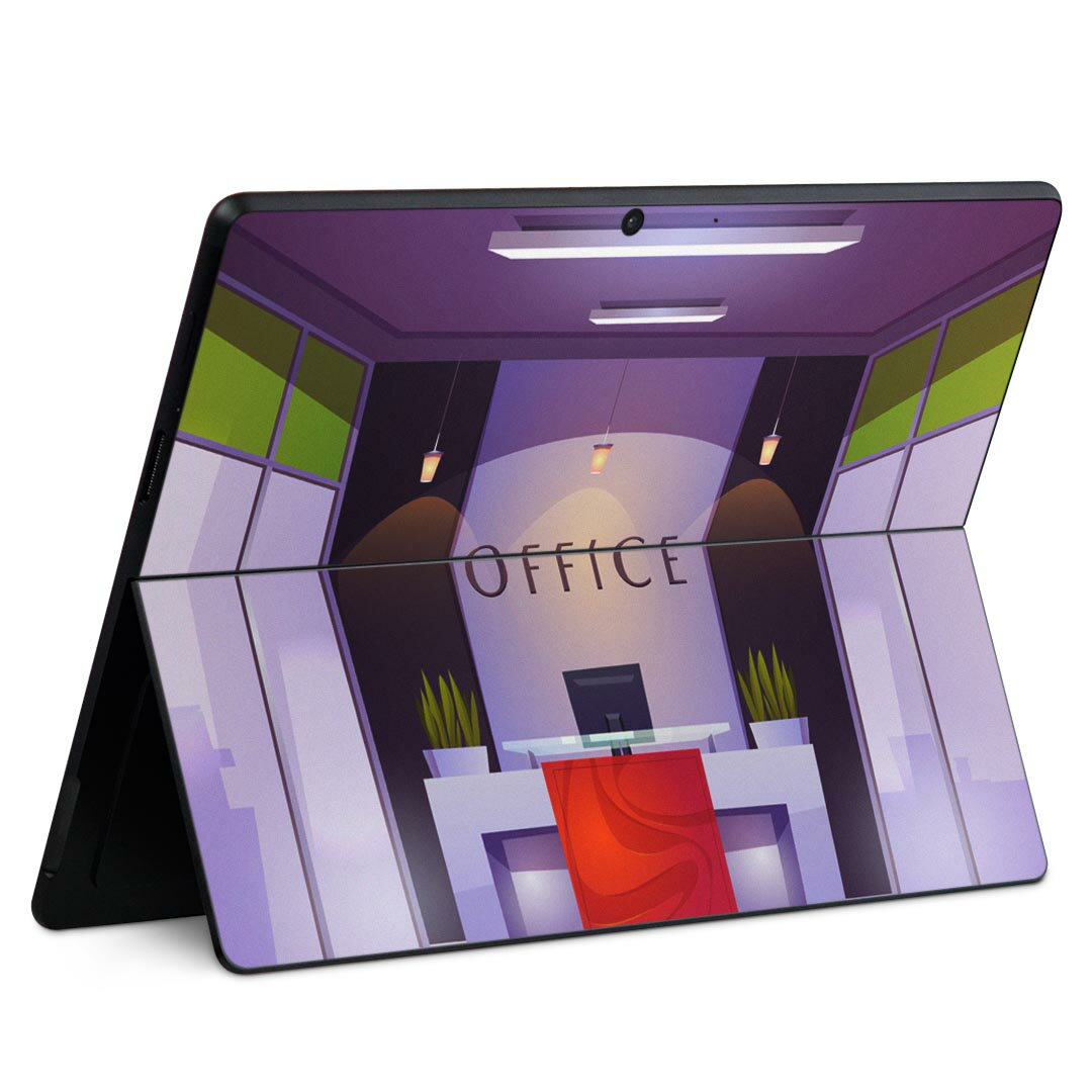 Surface Pro11(2024) / Pro10(for Business) / Pro9(2022) 共通対応 背面 保護 デザイン スキンシール ..