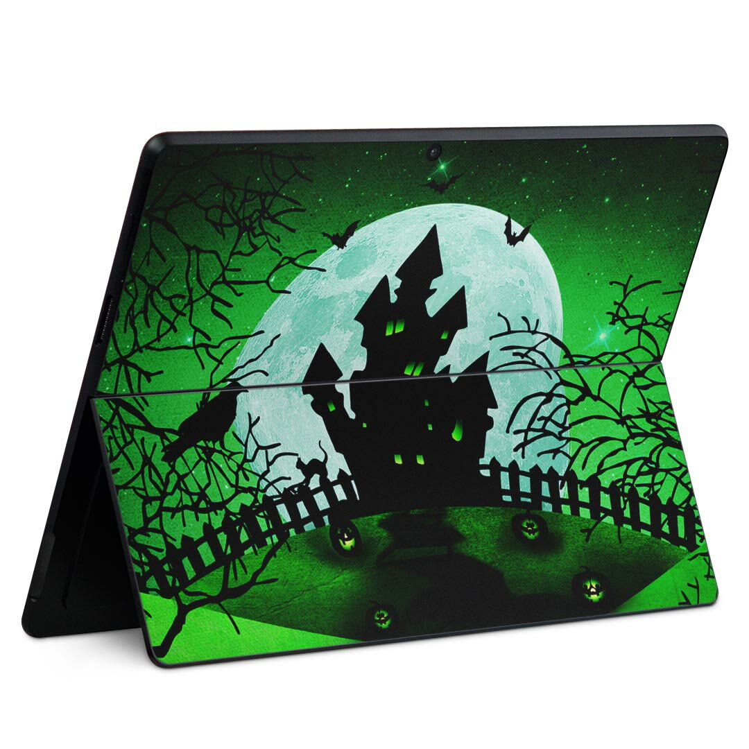 Surface Pro11(2024) / Pro10(for Business) / Pro9(2022) 共通対応 背面 保護 デザイン スキンシール Pro8/ProX 各種対応 004761 ハロウィン イラスト