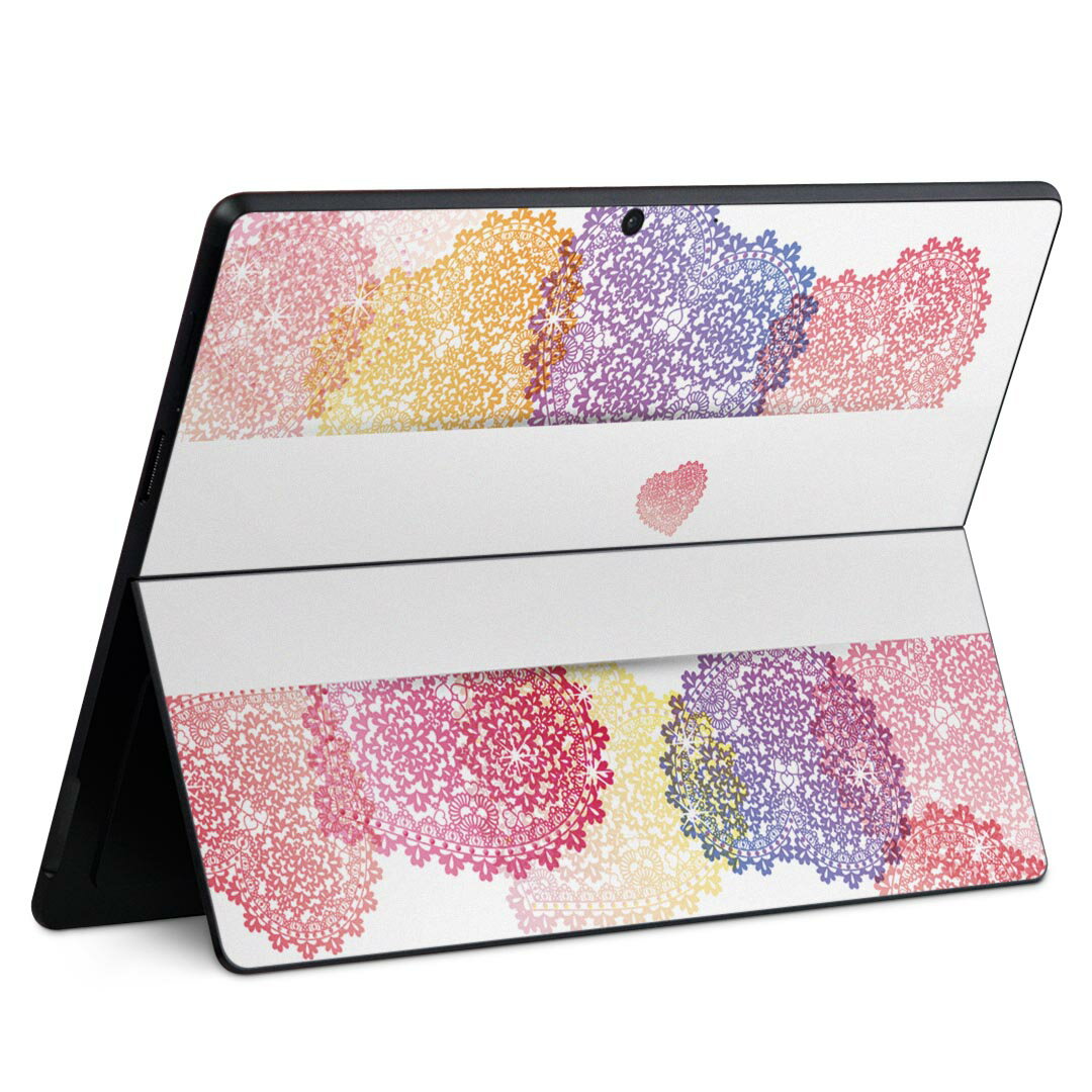 Surface Pro11(2024) / Pro10(for Business) / Pro9(2022) 共通対応 背面 保護 デザイン スキンシール ..