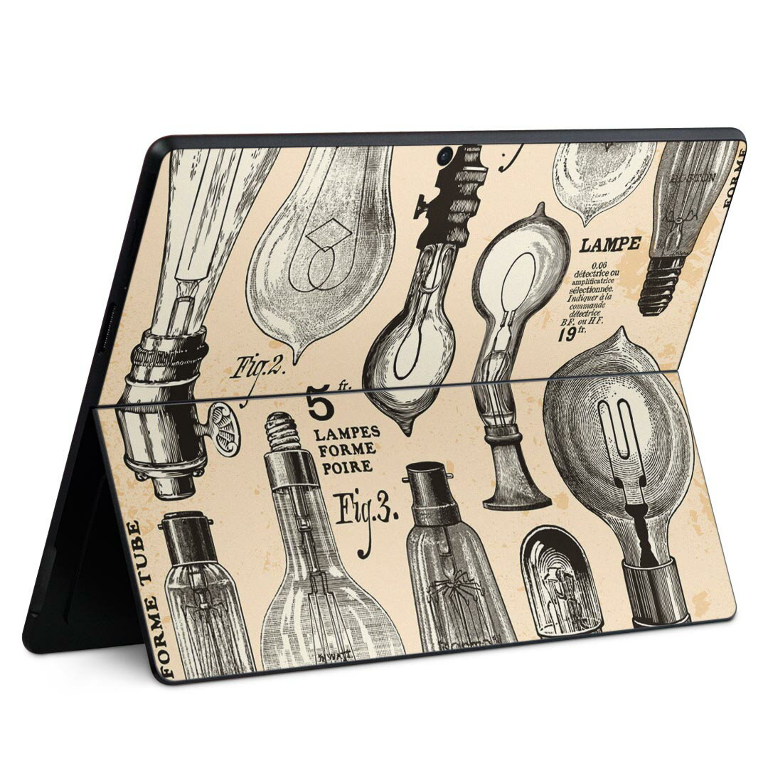 Surface Pro11(2024) / Pro10(for Business) / Pro9(2022) 共通対応 背面 保護 デザイン スキンシール ..