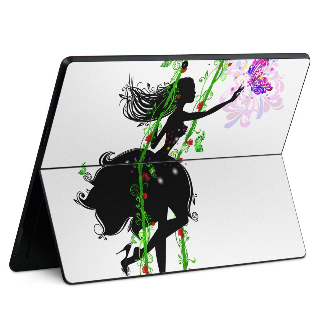 Surface Pro11(2024) / Pro10(for Business) / Pro9(2022) 共通対応 背面 保護 デザイン スキンシール ..