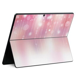 Surface Pro 9 Surface Pro 8 Surface Pro X 用 スキンシール 共通対応 igsticker サーフェス プロ 9 / プロ 8 カバー ケース 　　005661 ピンク　きらきら