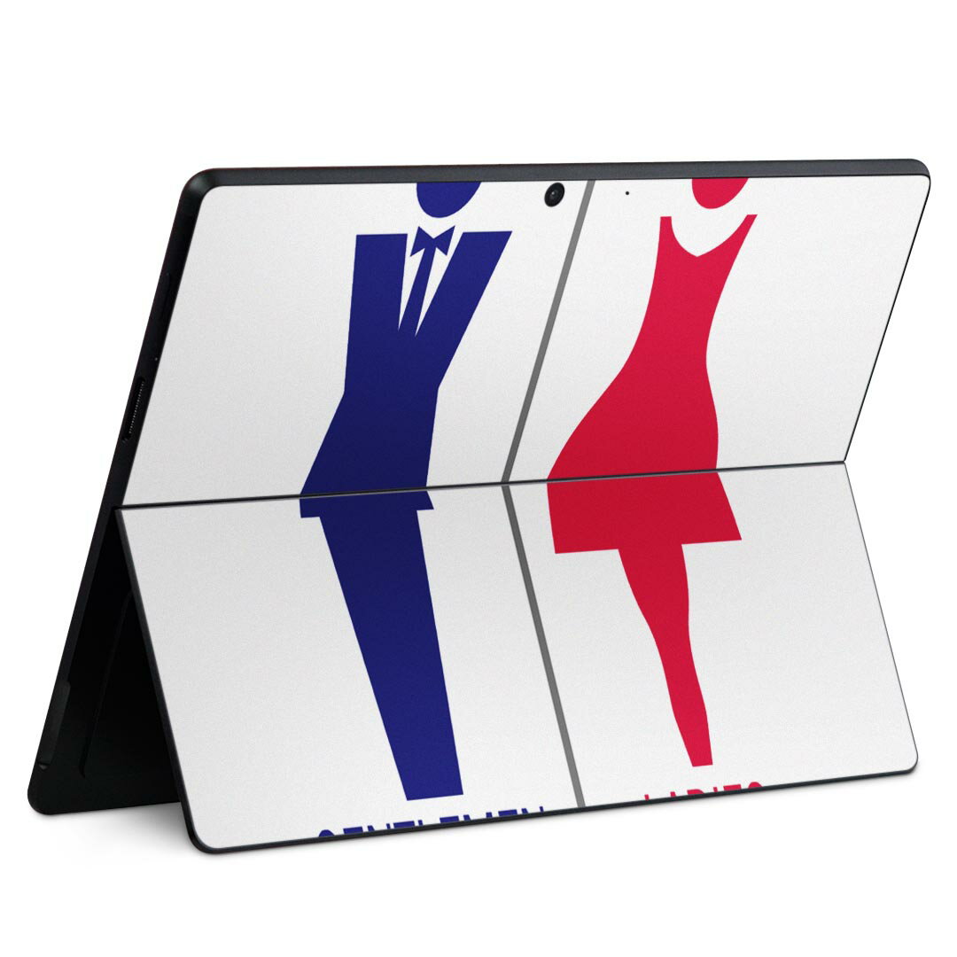 Surface Pro11(2024) / Pro10(for Business) / Pro9(2022) 共通対応 背面 保護 デザイン スキンシール ..