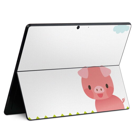 Surface Pro11(2024) / Pro10(for Business) / Pro9(2022) 共通対応 背面 保護 デザイン スキンシール Pro8/ProX 各種対応 007165 ぶた キャラクター Surface Pro11(2024) / Pro10(for Business) / Pro9(2022) 共通対応 背面 保護 デザイン スキンシール Pro8/ProX 各種対応 007165 ぶた キャラクター