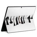Surface Pro11(2024) / Pro10(for Business) / Pro9(2022) 共通対応 背面 保護 デザイン スキンシール Pro8/ProX 各種対応 007481 ハロウィン 魔女 イラスト