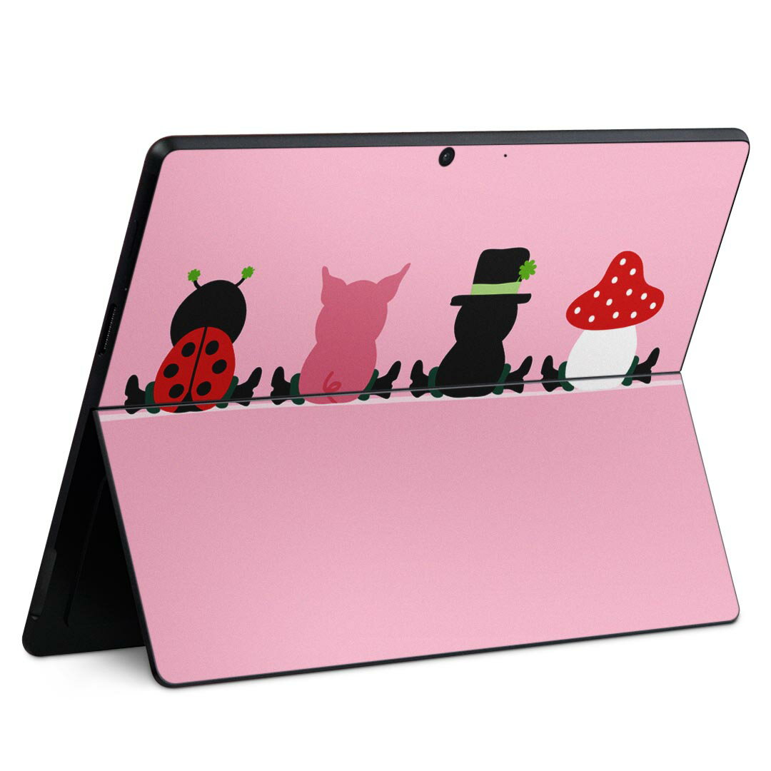 Surface Pro11(2024) / Pro10(for Business) / Pro9(2022) 共通対応 背面 保護 デザイン スキンシール ..