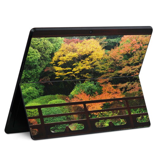 Surface Pro11(2024) / Pro10(for Business) / Pro9(2022) 共通対応 背面 保護 デザイン スキンシール Pro8/ProX 各種対応 008066 写真 和風 建物 秋 紅葉 Surface Pro11(2024) / Pro10(for Business) / Pro9(2022) 共通対応 背面 保護 デザイン スキンシール Pro8/ProX 各種対応 008066 写真 和風 建物 秋 紅葉