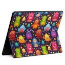 Surface Pro11(2024) / Pro10(for Business) / Pro9(2022) 共通対応 背面 保護 デザイン スキンシール Pro8/ProX 各種対応 008664 モンスター カラフル キャラクター