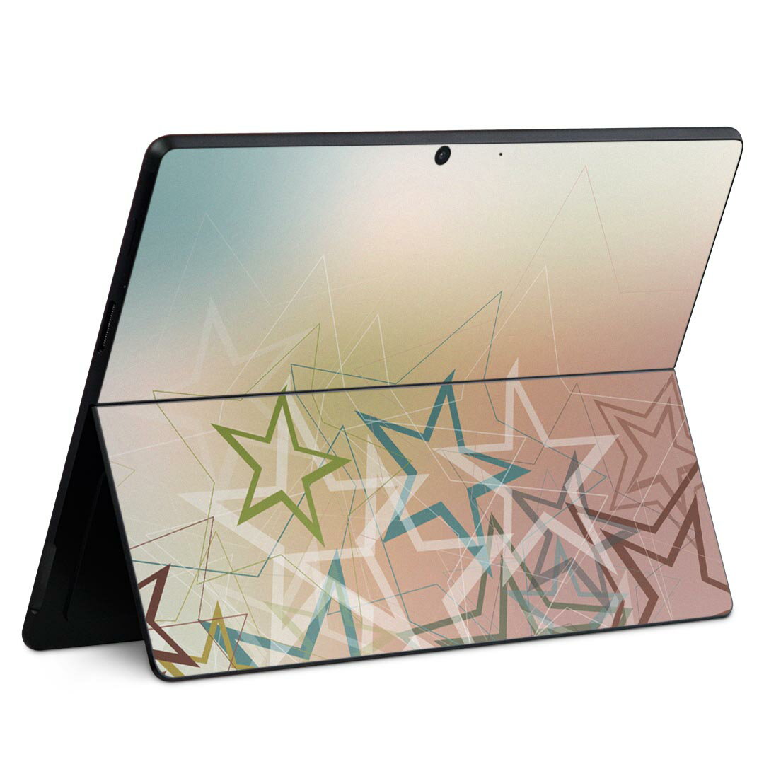 商品特徴・貼るだけでかんたん着せ替え、Surface Pro9 Pro 8 Surface Pro X 共通対応デザインスキンシール・高精細プリントで写真と遜色のない仕上がり！半光沢シートでしっとりツヤのある表現力・ちょっとしたすり傷からS...