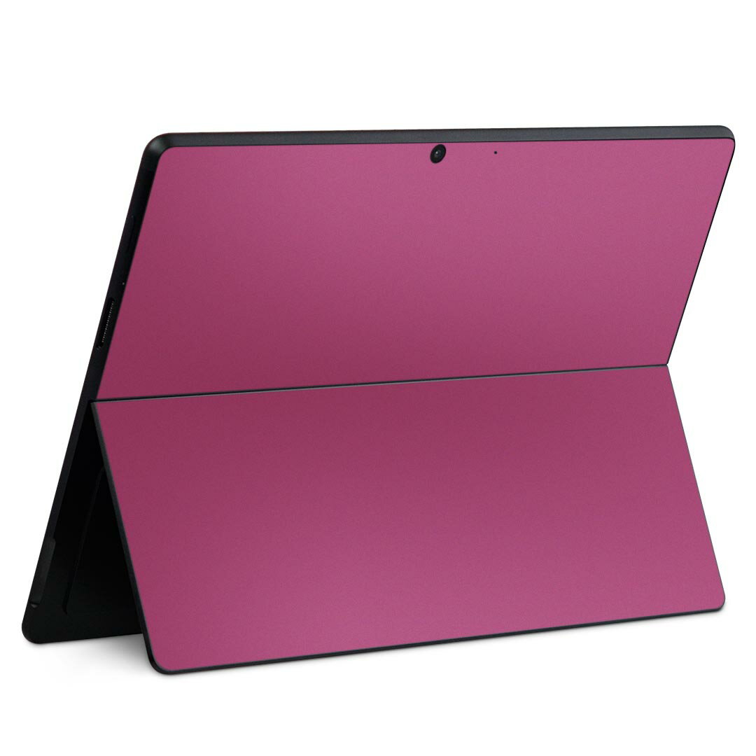 Surface Pro11(2024) / Pro10(for Business) / Pro9(2022) 共通対応 背面 保護 デザイン スキンシール Pro8/ProX 各種対応 008959 シンプル 無地 紫