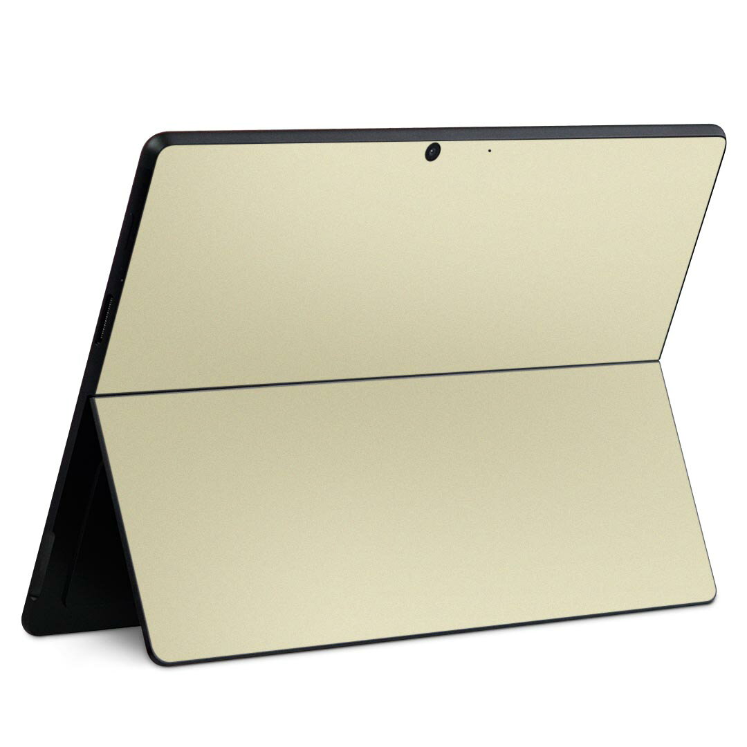 Surface Pro11(2024) / Pro10(for Business) / Pro9(2022) 共通対応 背面 保護 デザイン スキンシール Pro8/ProX 各種対応 008963 シンプル 無地 白