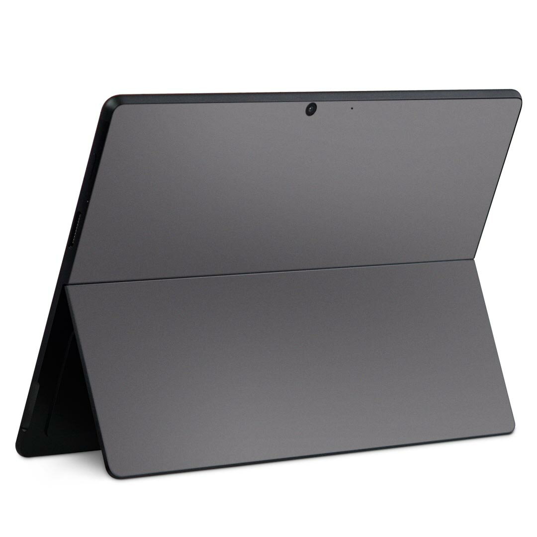 Surface Pro11(2024) / Pro10(for Business) / Pro9(2022) 共通対応 背面 保護 デザイン スキンシール Pro8/ProX 各種対応 009014 シンプル 無地 グレー