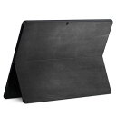 Surface Pro11(2024) / Pro10(for Business) / Pro9(2022) 共通対応 背面 保護 デザイン スキンシール Pro8/ProX 各種対応 009613 黒板 シンプル