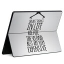 Surface Pro11(2024) / Pro10(for Business) / Pro9(2022) 共通対応 背面 保護 デザイン スキンシール Pro8/ProX 各種対応 010045 おしゃれ 英語 ファッション