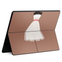 Surface Pro11(2024) / Pro10(for Business) / Pro9(2022) 共通対応 背面 保護 デザイン スキンシール Pro8/ProX 各種対応 010117 おしゃれ ファッション ドレス
