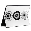 Surface Pro11(2024) / Pro10(for Business) / Pro9(2022) 共通対応 背面 保護 デザイン スキンシール Pro8/ProX 各種対応 010444 和風 和柄 傘