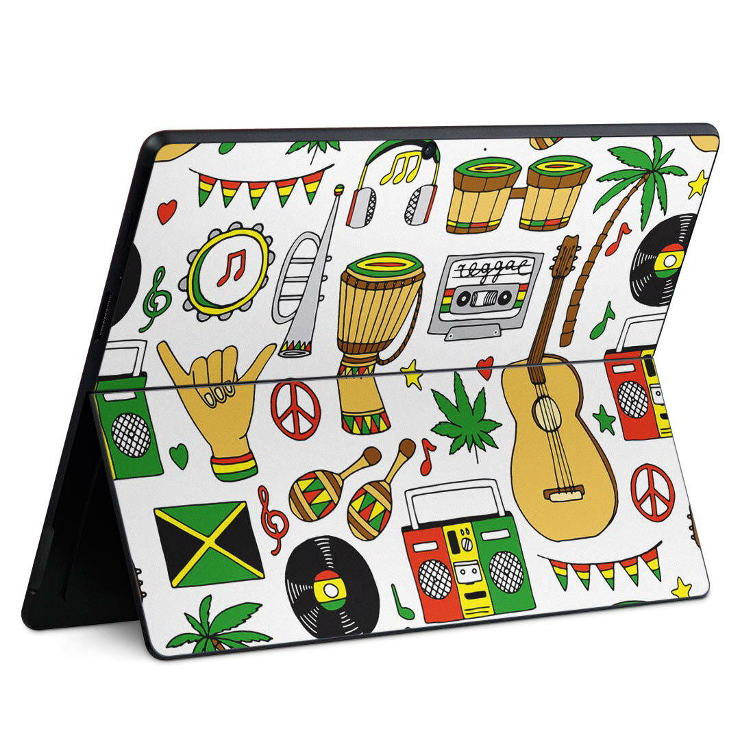 Surface Pro11(2024) / Pro10(for Business) / Pro9(2022) 共通対応 背面 保護 デザイン スキンシール ..