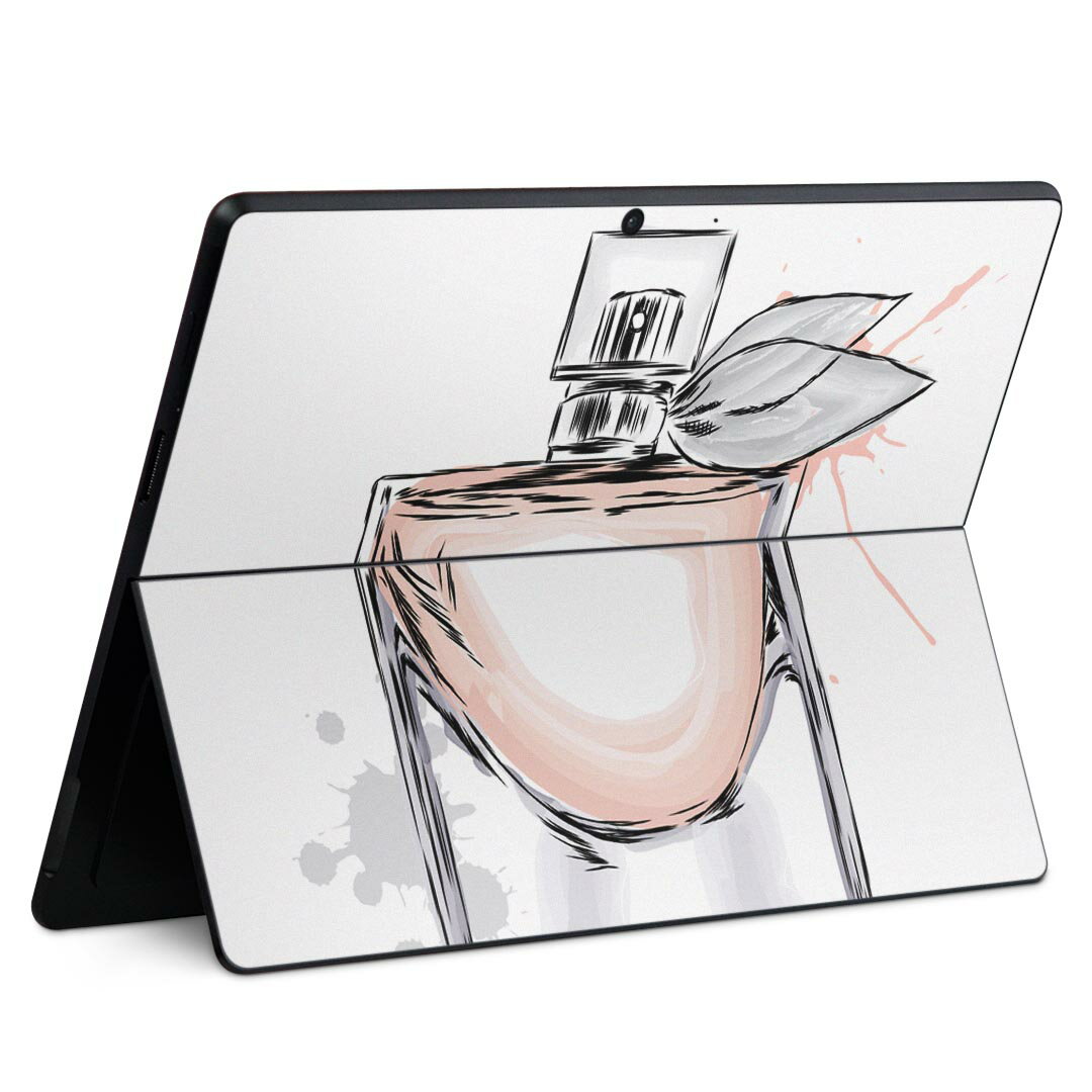 Surface Pro11(2024) / Pro10(for Business) / Pro9(2022) 共通対応 背面 保護 デザイン スキンシール Pro8/ProX 各種対応 010918 香水 おしゃれ フレグランス