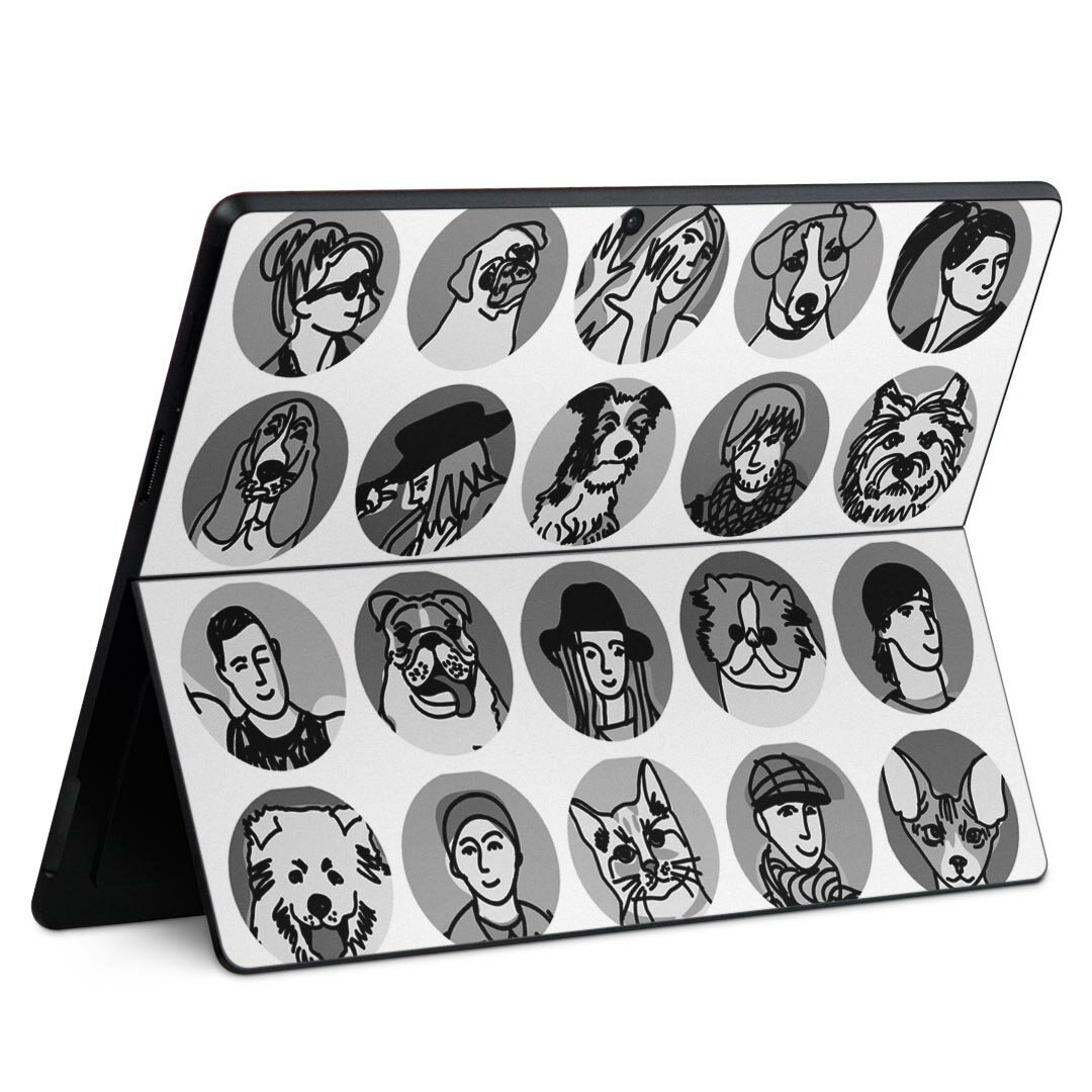 商品特徴・貼るだけでかんたん着せ替え、Surface Pro9 Pro 8 Surface Pro X 共通対応デザインスキンシール・高精細プリントで写真と遜色のない仕上がり！半光沢シートでしっとりツヤのある表現力・ちょっとしたすり傷からS...