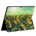 Surface Pro11(2024) / Pro10(for Business) / Pro9(2022) 共通対応 背面 保護 デザイン スキンシール Pro8/ProX 各種対応 011053 花 ひまわり 夏