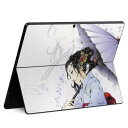 Surface Pro11(2024) / Pro10(for Business) / Pro9(2022) 共通対応 背面 保護 デザイン スキンシール Pro8/ProX 各種対応 011546 人物 着物 和風