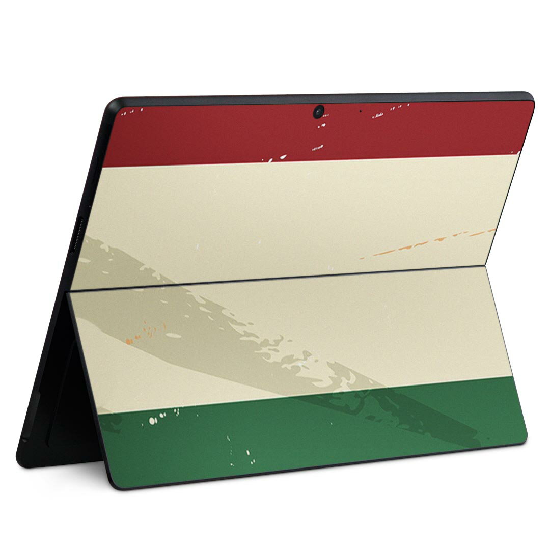 Surface Pro11(2024) / Pro10(for Business) / Pro9(2022) 共通対応 背面 保護 デザイン スキンシール Pro8/ProX 各種対応 011608 イタリア 外国 国旗