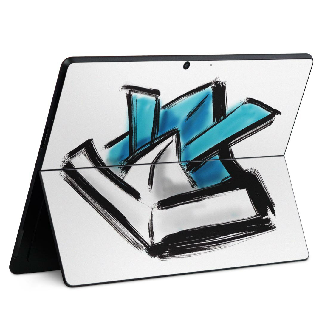 Surface Pro11(2024) / Pro10(for Business) / Pro9(2022) 共通対応 背面 保護 デザイン スキンシール Pro8/ProX 各種対応 012892 かぶと 節句 こどもの日