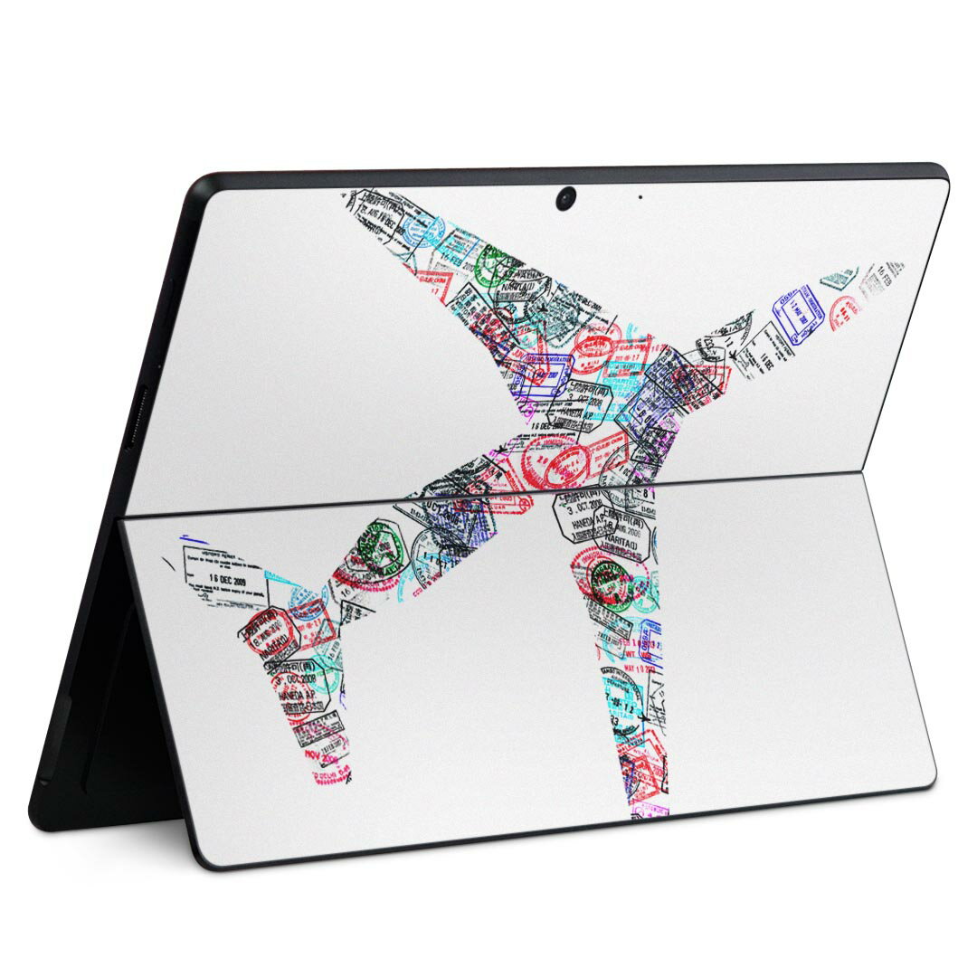 Surface Pro11(2024) / Pro10(for Business) / Pro9(2022) 共通対応 背面 保護 デザイン スキンシール ..
