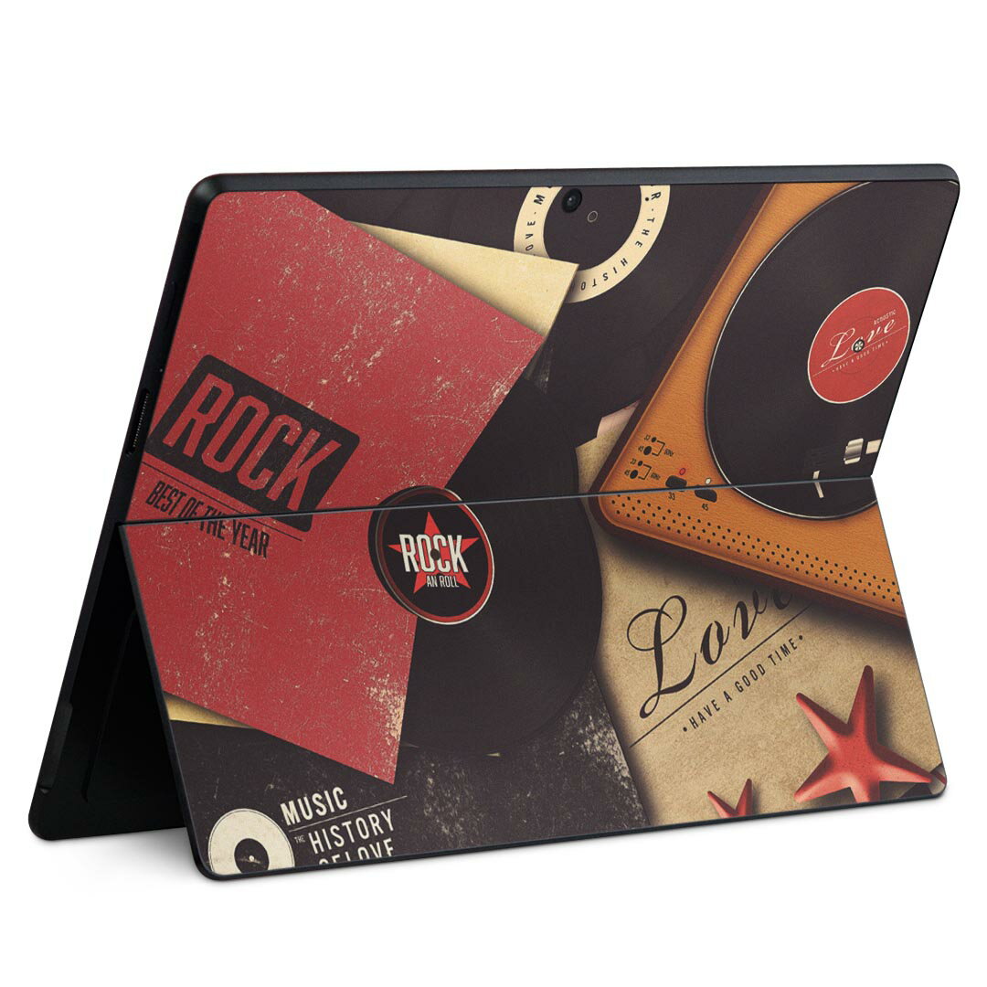 Surface Pro11(2024) / Pro10(for Business) / Pro9(2022) 共通対応 背面 保護 デザイン スキンシール ..