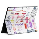 Surface Pro11(2024) / Pro10(for Business) / Pro9(2022) 共通対応 背面 保護 デザイン スキンシール Pro8/ProX 各種対応 014338 ファッション おしゃれ
