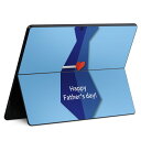 Surface Pro11(2024) / Pro10(for Business) / Pro9(2022) 共通対応 背面 保護 デザイン スキンシール Pro8/ProX 各種対応 014617 父の日 ネクタイ